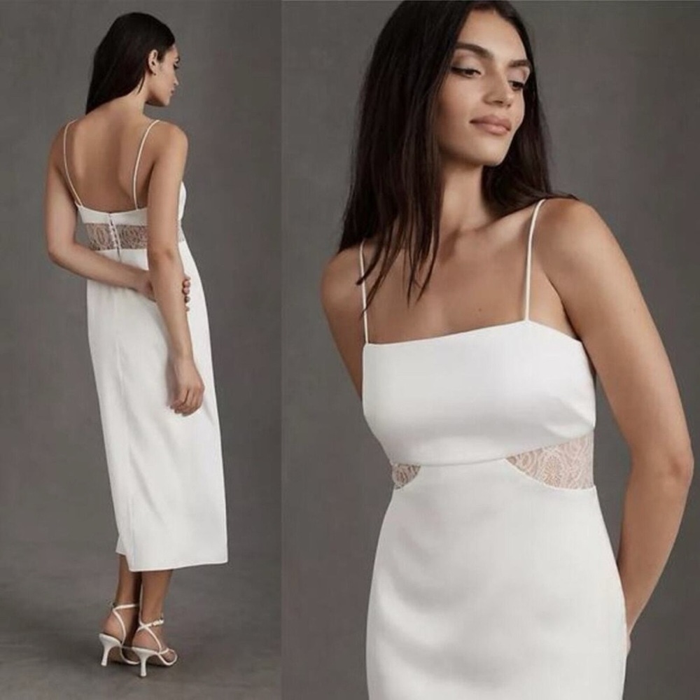 Sachin & Babi Ivory Gown. NWT Size 6
